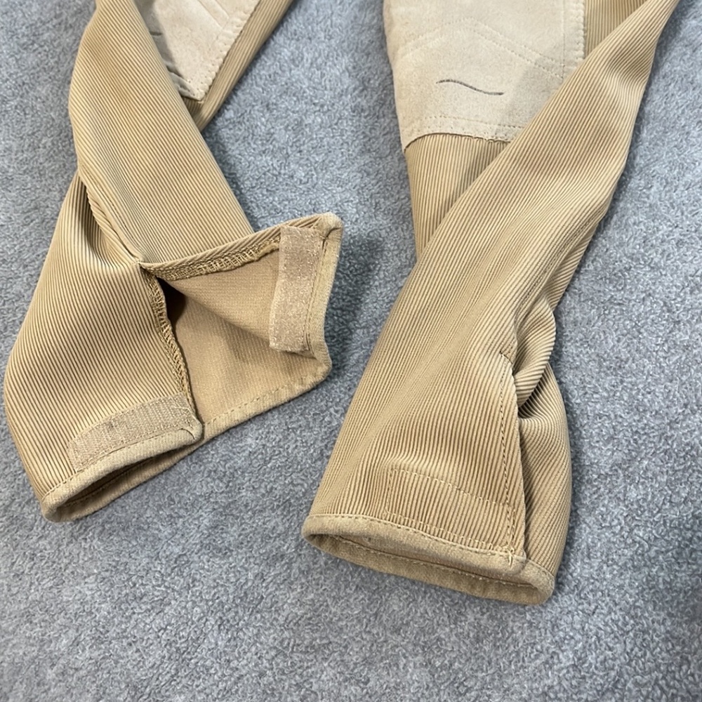Womens Tuff Rider Equestrian Riding Breeches Pants Size 32 Ribbed - Picture 6 of 12